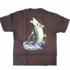 FISHING T-SHIRT BROWN RAINBOW TROUT