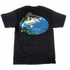 FISHING T-SHIRT BLACK ZANDER