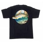 FISHING T-SHIRT BLACK TROUT