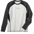 RBB COOLING UV GUARD LONG SLEEVE SHIRT WHITE/GRAY