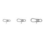 GAMAKATSU IKA METAL LEADER ROUND SNAP 12pcs