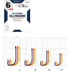 COBRA HOOKS ALLROUND MIX CA121 10PCS