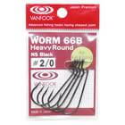 VANFOOK WORM HOOK 66B HEAVY ROUND