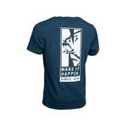 NASH MAKE IT HAPPEN SINCE 1978 T-SHIRT NAVY BLUE