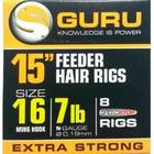 GURU READY RIG FEEDER SPEED STOP HAIR RIG 38CM MWG