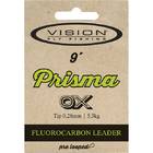 VISION PRISMA 9ft FLUOROCARBON TAPERED LEADER
