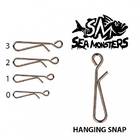 SEA MONSTERS HANGING SNAP 12pcs