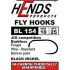 HENDS FLY HOOKS BL154 BARBLESS