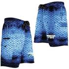 MONSTER BITE BOARD SHORTS BLUE SCALE