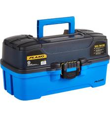 PLANO THREE-TRAY BOX SMOKE/BLUE