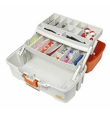 PLANO LETS FISH 150PC KIT ORANGE TWO TRAY TACKLE BOX
