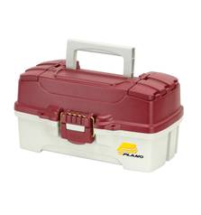 PLANO ONE-TRAY TACKLE BOX RED/OFF-WHITE