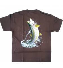 FISHING T-SHIRT BROWN RAINBOW TROUT