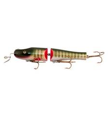 LUCKY STRIKE OL WOODEN PLUG JOINTED 20cm #GREEN PIKE