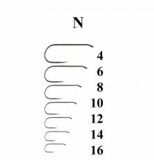 KNAPEK FLY HOOKS NYMPHS 25pcs