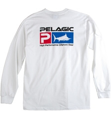 PELAGIC DELUXE LONG SLEEVE WHITE