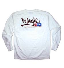 PELAGIC SCRIPT LOGO TEE WHITE L