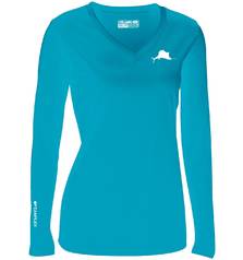 PELAGIC WOMEN SOLAR PERFORMANCE LS aqua