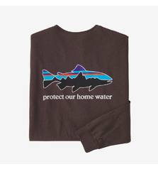 PATAGONIA M'S L/S HOME WATER TROUT RESPONSIBILI-TEE GDNG