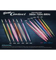 OCEANS LEGACY CONTACT JIG DEEP 560g glow + UV