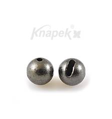 KNAPEK TUNGSTEN BEADS SLOTTED K+ 2mm 10pcs BLACK NICKLE