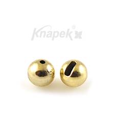 KNAPEK TUNGSTEN BEADS SLOTTED K+ 2mm 10pcs GOLD