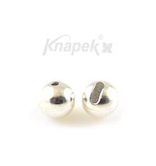 KNAPEK TUNGSTEN BEADS SLOTTED K+ 2mm 10pcs SILVER