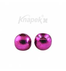 KNAPEK TUNGSTEN BEADS SLOTTED K+ 2.5mm BRIGHT PURPLE 10pcs