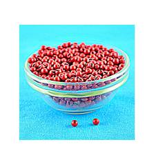 KNAPEK TUNGSTEN BEADS SLOTTED K+ 3.5mm 10pcs RED ORANGE