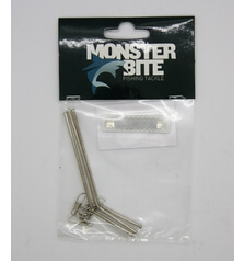 MONSTER BITE CASTING BOOM BRASS METAL BENT 10cm