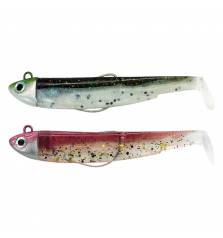 FIIISH BLACK MINNOW DOUBLE COMBO SEARH 90mm 8G #WINE GLITTER / MOJITO
