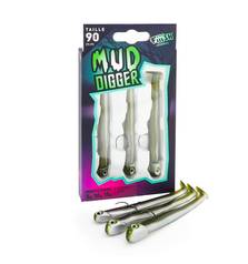 FIIISH MUD DIGGER MAXI COMBO 90mm 5g, 10g, 15g #KAKI