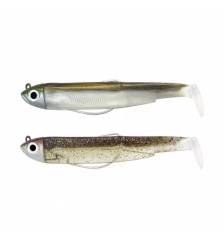 FIIISH BLACK MINNOW DOUBLE COMBO SHORE 90mm 5G #KAKI / MACCHIATO