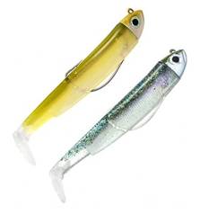 FIIISH BLACK MINNOW 2X COMBOS SHORE 120MM 12G #GHOST MINNOW & WAKASAGI
