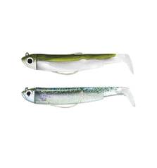 FIIISH BLACK MINNOW 2X COMBO OFF SHORE 70MM 6G #KHAKI+GHOST MINNOW
