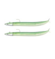 FIIISH CRAZY EEL COMBO OFF SHORE 100mm 10g PEARL GREEN