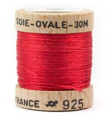 54 DEAN STREET OVAL PURE SILK FLOSS Red