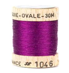 54 DEAN STREET OVAL PURE SILK FLOSS Claret