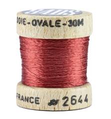 54 DEAN STREET OVAL PURE SILK FLOSS Puce