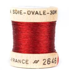 54 DEAN STREET OVAL PURE SILK FLOSS Burgundy