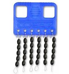 ZEBCO SILICON STOPPER OVAL BLACK
