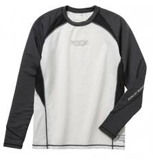 RBB COOLING UV GUARD LONG SLEEVE SHIRT WHITE/GRAY