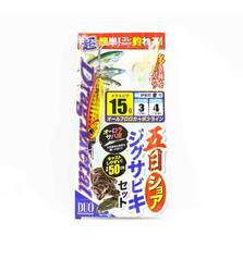 DUO DRAG METAL SHORE JIG SABIKI SET 15G #DMC015C RED GOLD