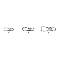 GAMAKATSU IKA METAL LEADER ROUND SNAP 12pcs