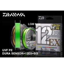 DAIWA UVF MUSCLE PE DURASENSOR X12 EX+SI3 150m LIME GREEEN