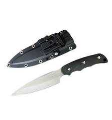 G * SAKAI SB-3 MADE IN JAPAN RUST FREE KNIFE STRAIGHT BLADE BLACK