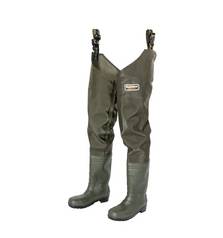 SNOWBEE GRANITE PVC THIGH WADERS CLEATED SOLE