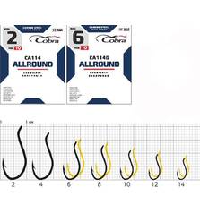 COBRA HOOKS ALLROUND CA114 10PCS