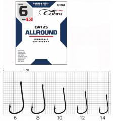 COBRA HOOKS ALLROUND CA125 10PCS