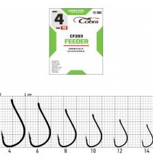 COBRA FEEDER SPECIALIST HOOKS CF203 10PCS